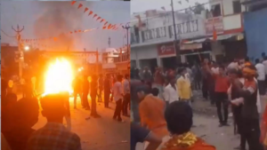 Read more about the article Tensions ease in Maharajganj after clash, FIR filed; police take action to ensure smooth idol immersion