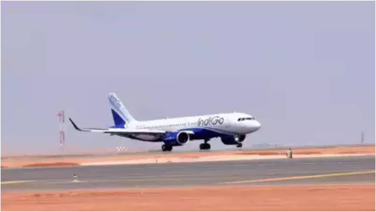 You are currently viewing Delhi-bound Indigo flight diverted to Ahmedabad after security threat