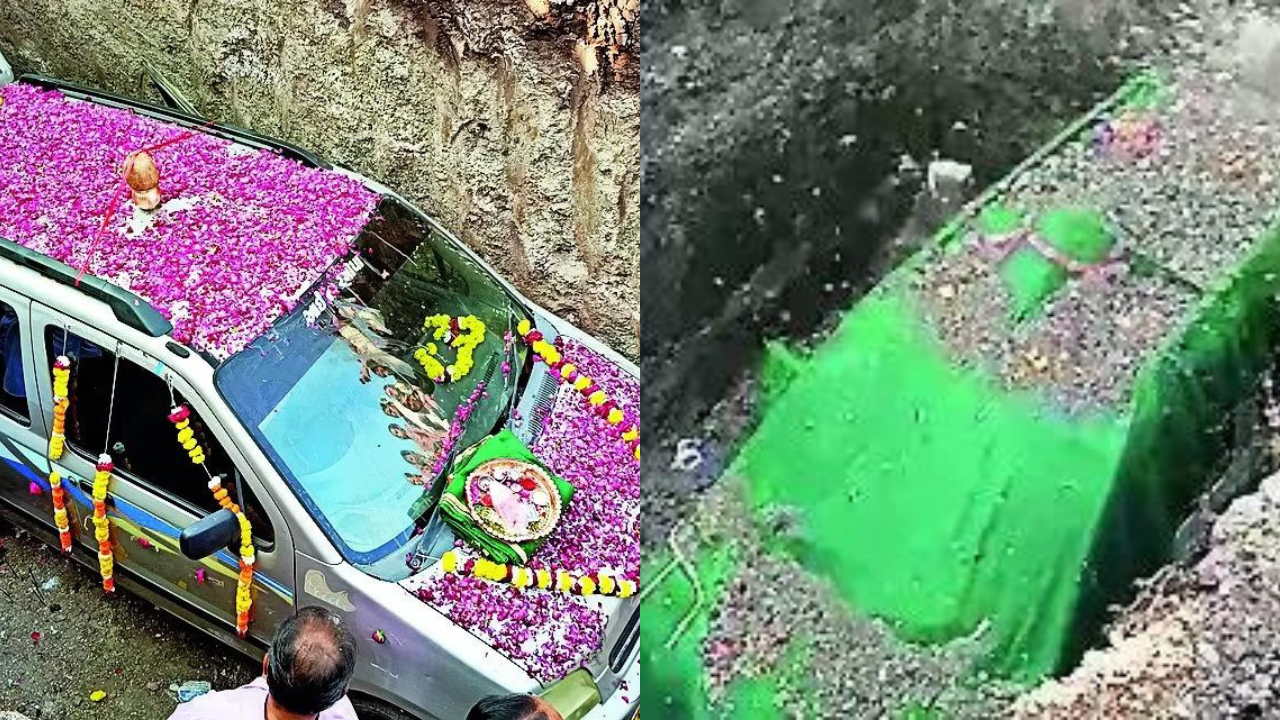 You are currently viewing Why Gujarati family held last rites of ‘lucky car’ – Watch
