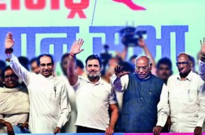 Read more about the article Rs 3,000/month, free bus ride for women, 2.5 lakh govt hirings: MVA