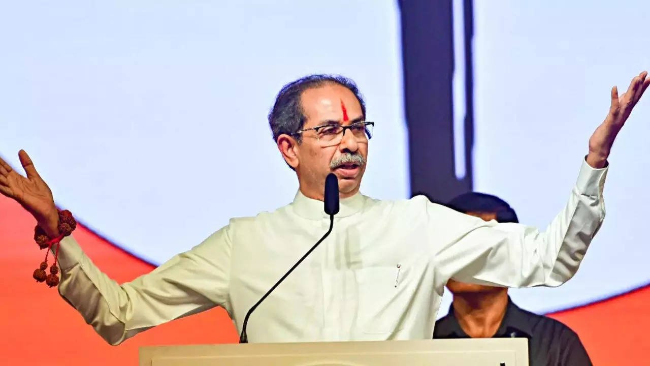 You are currently viewing ‘How much lower?’: Sena UBT fumes as poll body officials check Uddhav Thackeray’s bags again