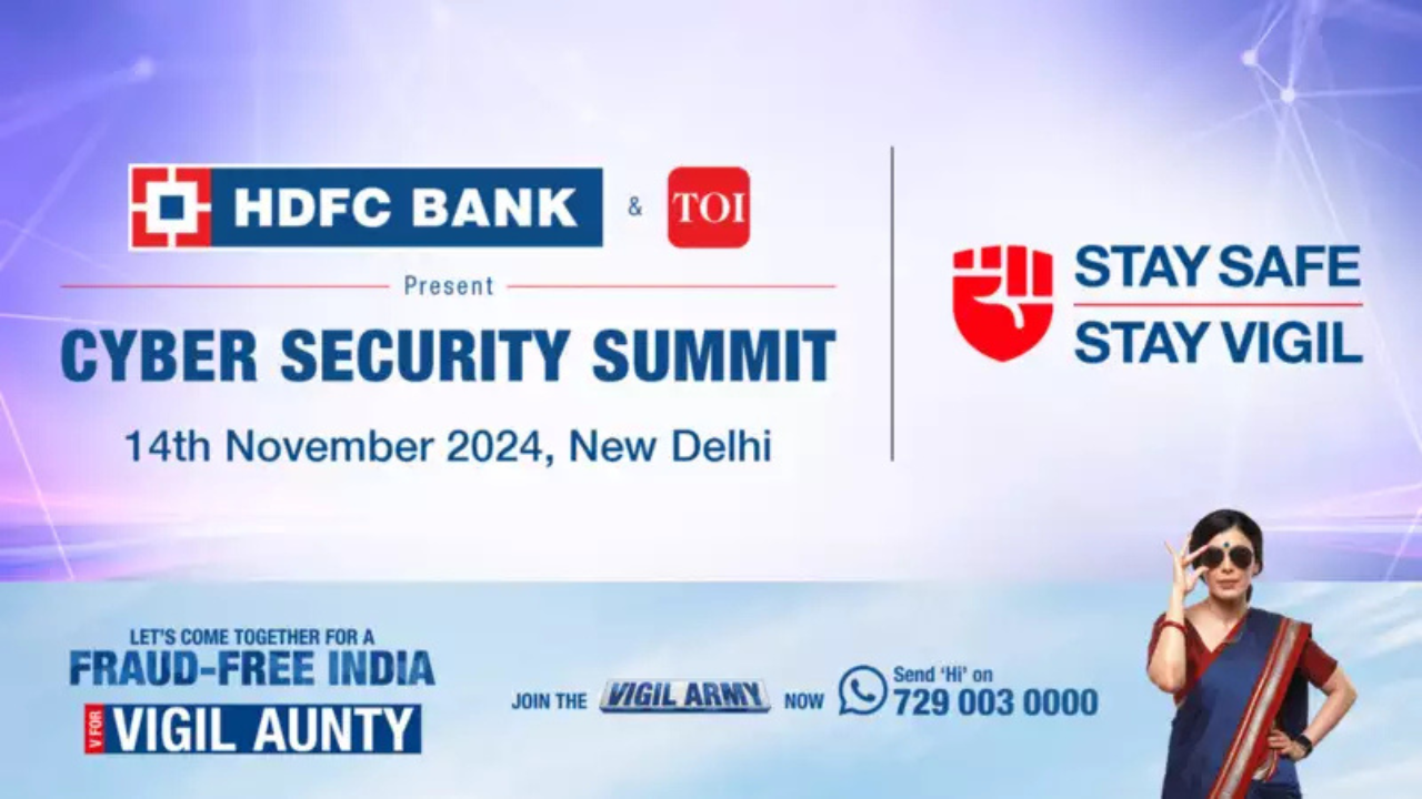 You are currently viewing HDFC Bank and Times Of India present ‘Cyber Security Summit’ to prevent cyber frauds in the financial sector