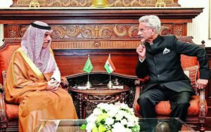 Read more about the article India backs early Gaza truce: EAM Jaishankar to Saudi counterpart