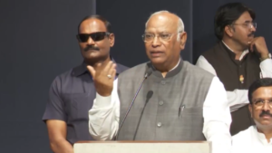 Read more about the article ‘He is a child in front of Indira Gandhi’: Kharge reacts to Amit Shah’s remarks on ex-PM