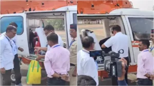 Read more about the article Maharashtra assembly polls: Election Commission inspects Amit Shah’s helicopter amid Uddhav Thackeray bag-checking row