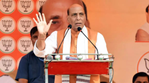 Read more about the article Congress has no blueprint, lying on caste census, says Rajnath Singh