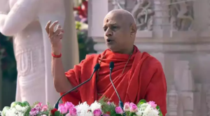 Read more about the article Ram temple treasurer Swami Govinddev Giri opposes ‘vote jihad’ term, calls for Hindu society to counter it