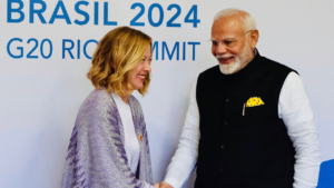 Read more about the article ‘Always a pleasure’: PM Modi meets Italian PM Meloni on sidelines of Rio de Janeiro G20 Summit