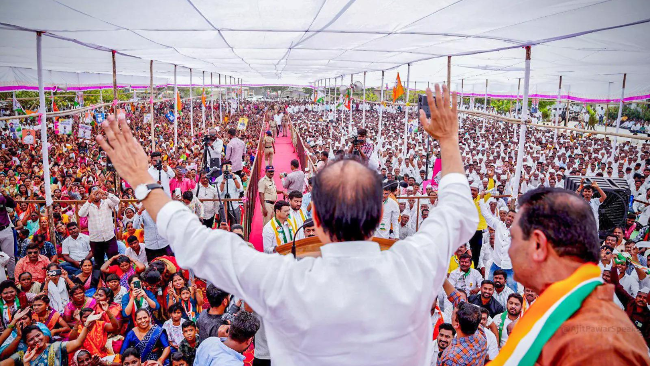 You are currently viewing Ajit Pawar dragging ailing mom into politics: Supriya Sule