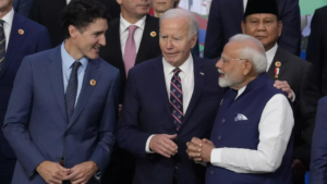 Read more about the article At G20 summit, PM Modi and Justin Trudeau stand in the same frame; see pic