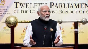 Read more about the article ‘Democracy first, humanity first’: What PM Modi said in Guyanese parliament