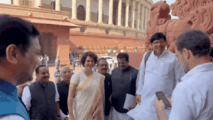 Read more about the article ‘Proud brother’: Rahul Gandhi captures special moment as Priyanka Gandhi Vadra enters Parliament; watch video