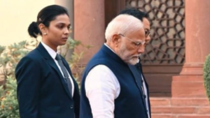 Read more about the article ‘Lady SPG’: Photo of woman officer accompanying PM Modi goes viral