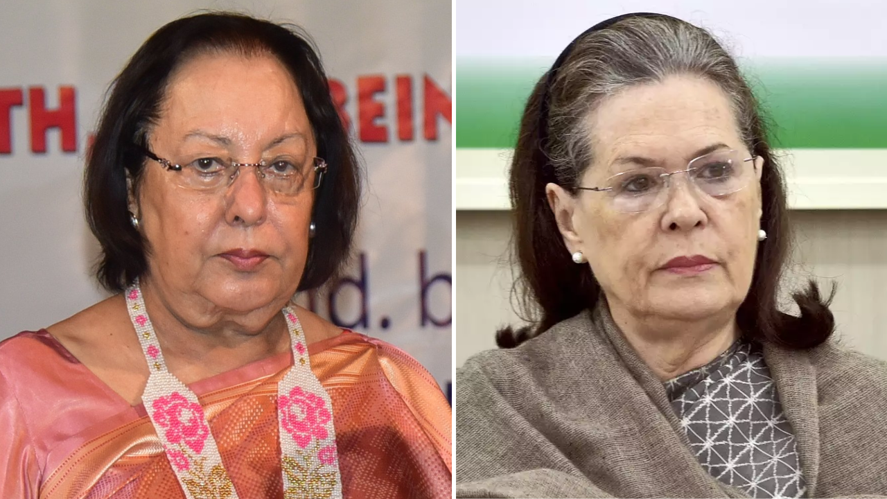 You are currently viewing ‘Madam is busy’: When Najma Heptulla waited an hour to talk to Sonia Gandhi during call from Berlin
