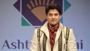 Read more about the article Watch: Union ministers Jyotiraditya Scindia, Sukanta Majumdar walk the ramp