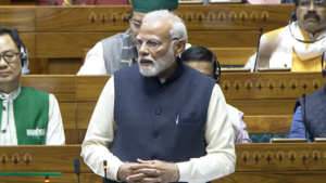 Read more about the article ‘India is not just a large democracy, but mother of democracy’: PM Modi’s Lok Sabha speech – Top quotes
