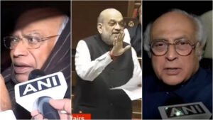 Read more about the article ‘Bundle of lies’: Congress slams Union minister Amit Shah over his remarks in Rajya Sabha