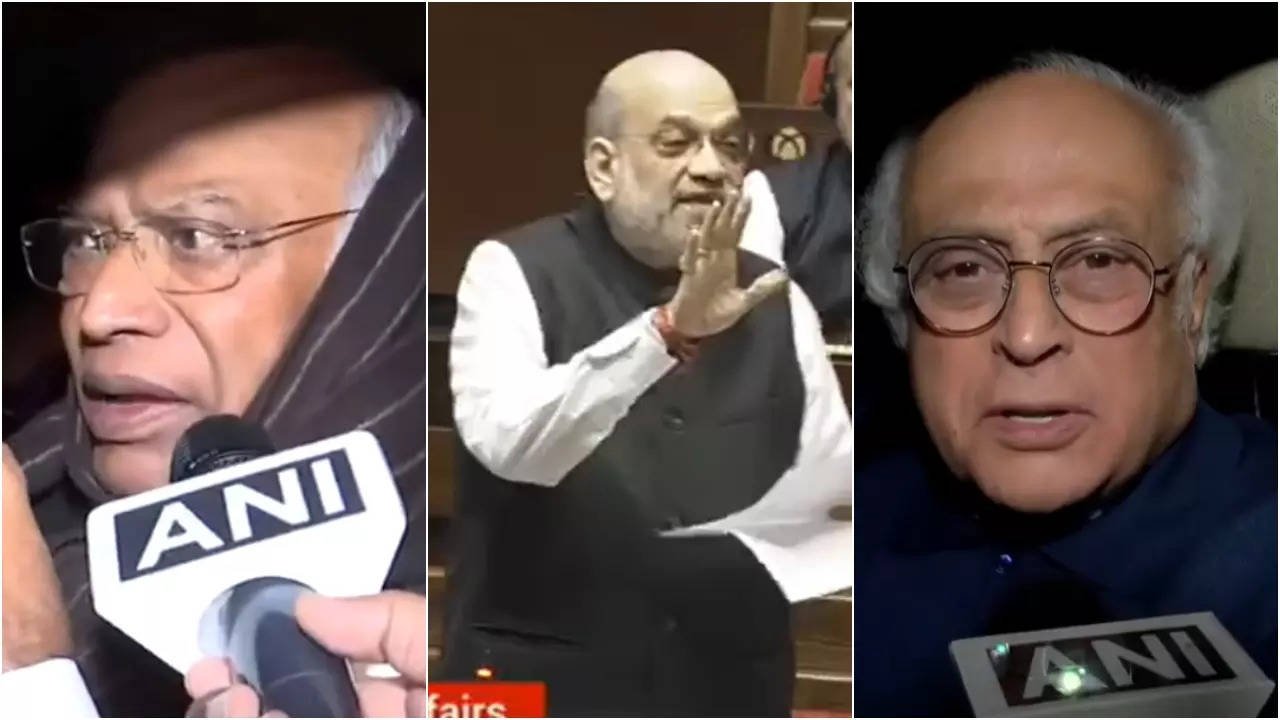 You are currently viewing ‘Bundle of lies’: Congress slams Union minister Amit Shah over his remarks in Rajya Sabha