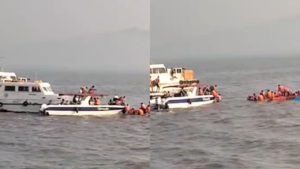 Read more about the article Ferry with passengers capsizes near Gateway of India in Mumbai; rescue operations underway