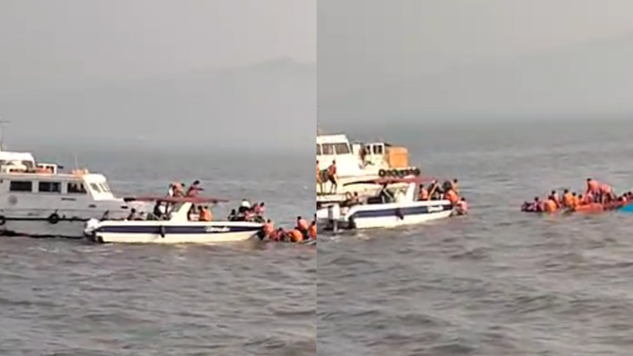 You are currently viewing Ferry with passengers capsizes near Gateway of India in Mumbai; rescue operations underway