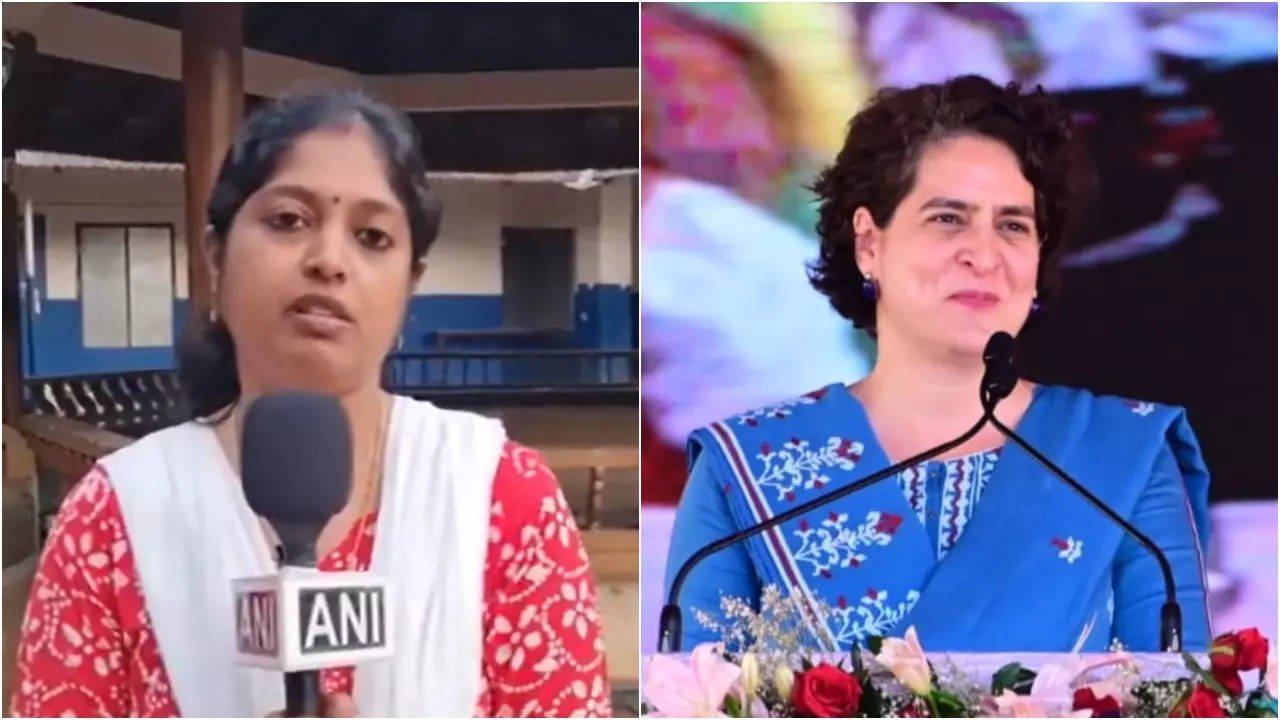 You are currently viewing ‘Cheap publicity’: Congress slams BJP’s Navya Haridas for challenging Priyanka Gandhi’s victory from Wayanad
