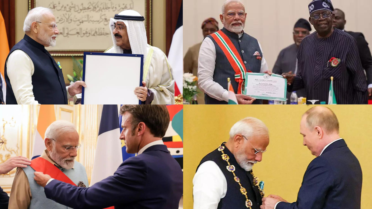 You are currently viewing From US, Russia and France: List of top international awards conferred to PM Modi over the years
