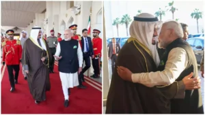 Read more about the article In special gesture, Kuwait’s PM personally sees off PM Modi at airport as he leaves for India