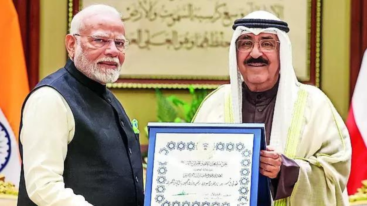 You are currently viewing PM Modi conferred with Kuwait’s highest honour
