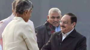 Read more about the article NDA meeting under way at BJP President JP Nadda’s residence in New Delhi