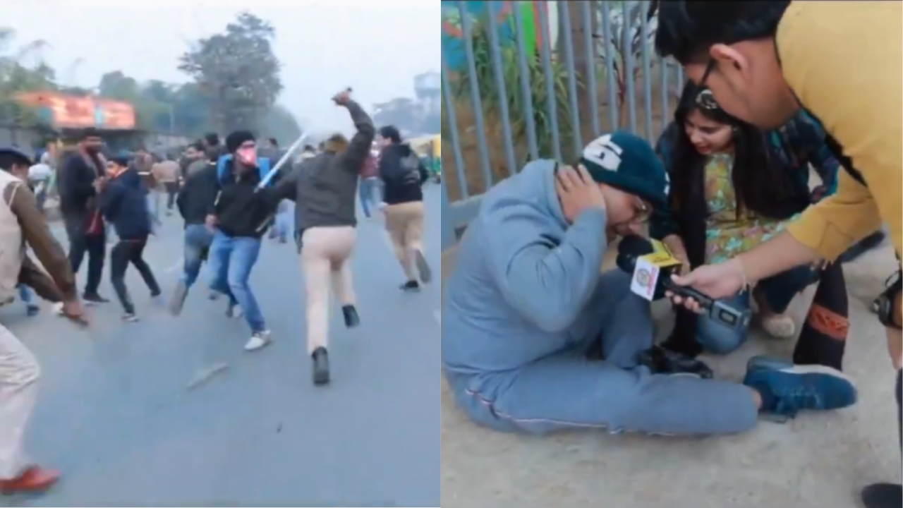 You are currently viewing Watch: Rahul Gandhi shares video of police brutality on protesting BPSC aspirants, blames NDA government