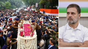 Read more about the article ‘Totally insulted by the present government’: Rahul Gandhi on Manmohan Singh’s cremation