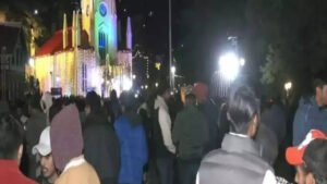 Read more about the article Shimla’s historic Ridge witnesses subdued yet joyful New Year celebrations amidst national mourning