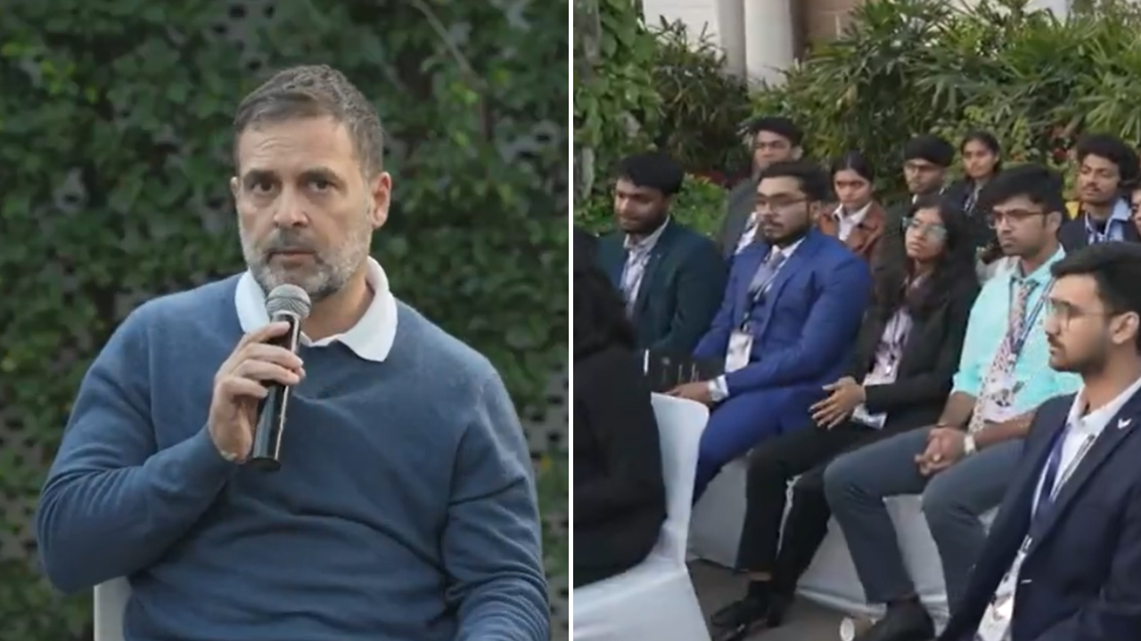 You are currently viewing Rahul Gandhi meets IIT Madras students, calls for ‘guarantee of quality education’; BJP dismisses ‘choreographed sermons’