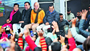 Read more about the article AAP’s poll anthem a Kejriwal eulogy, veiled dig at LG & BJP