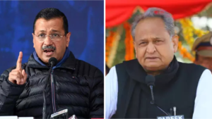 Read more about the article Kejriwal’s ‘secret cooperation with BJP’ swipe at Congress after Ashok Gehlot calls AAP ‘opponent’ in Delhi elections