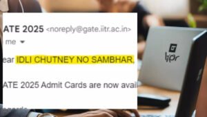 Read more about the article ‘Dear Idli Chutney No Sambhar’: Email to GATE aspirants goes viral, netizens react