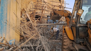 Read more about the article Two dead, several injured after centring frame collapses in Raipur