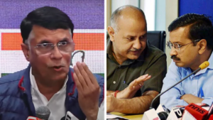 Read more about the article ‘Alcohol Affected Party’, ‘manager of liquor scam’: Congress takes digs at AAP, attacks Kejriwal, Sisodia