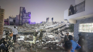 Read more about the article Four-storey building collapses in Delhi’s Burari: Ten rescued, many feared trapped