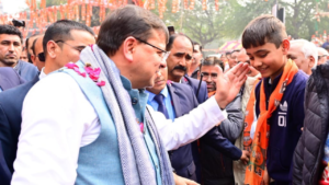 Read more about the article Delhi elections: CM Dhami attacks Congress, Aam Aadmi Party