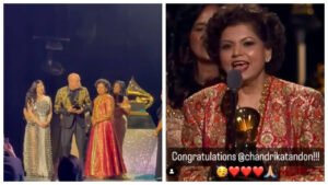 Read more about the article Nooyi’s sister Chandrika, 71, wins Grammy for chant album