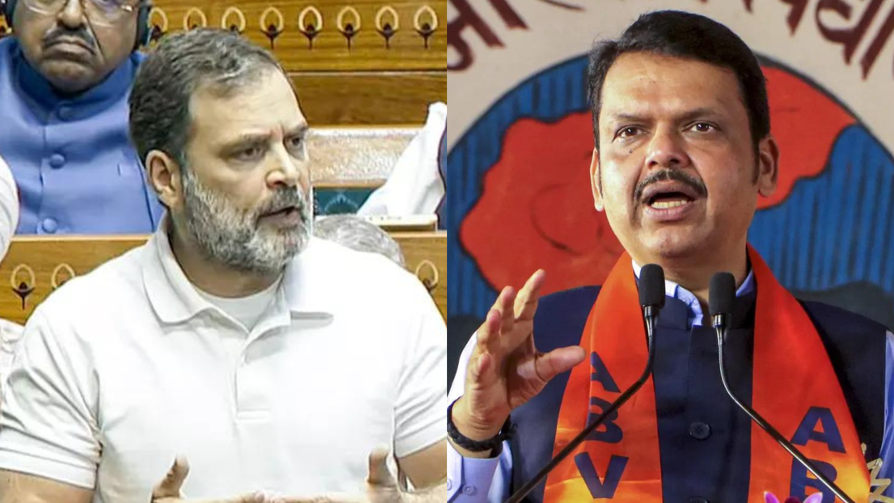 You are currently viewing ‘Introspect instead of insulting’: CM Fadnavis slams Rahul Gandhi over Maharashtra poll allegations