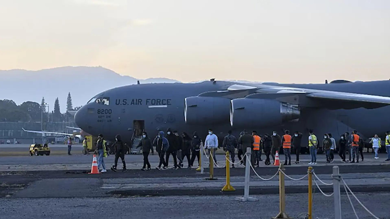 You are currently viewing US plane brings 104 Indians: 99 from Haryana, Gujarat and Punjab