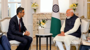 Read more about the article ‘Delighted’: Sundar Pichai meets PM Modi, discusses ‘opportunities AI will bring to India’