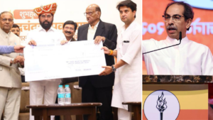 Read more about the article All’s not well in MVA? Sharad Pawar’s praise for Eknath Shinde draws ire from Uddhav Thackeray’s party