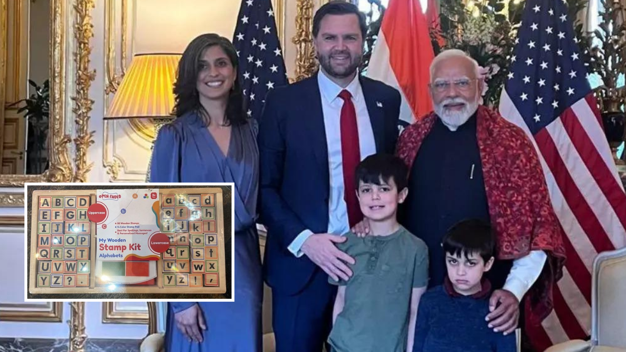 You are currently viewing PM Modi’s eco-friendly gifts for US vice president JD Vance’s children – see pics