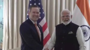 Read more about the article PM Modi meets US national security advisor Michael Waltz