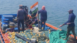 Read more about the article Heroic rescue at sea: Andaman Marine Force saves 10 stranded fishermen