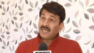 Read more about the article ‘Wo log chitr to lagate rahe lekin …’: BJP’s Manoj Tiwari slams AAP amid Ambedkar, Bhagat Singh photo controversy
