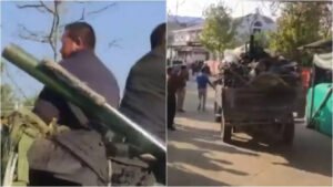 Read more about the article Watch: Meitei outfit ‘Arambai Tengol’ surrenders arms after meeting Manipur Governor Ajay Bhalla